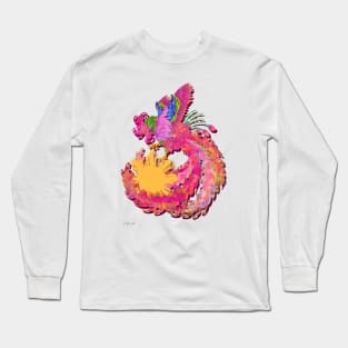 Sarimanok Pink Long Sleeve T-Shirt